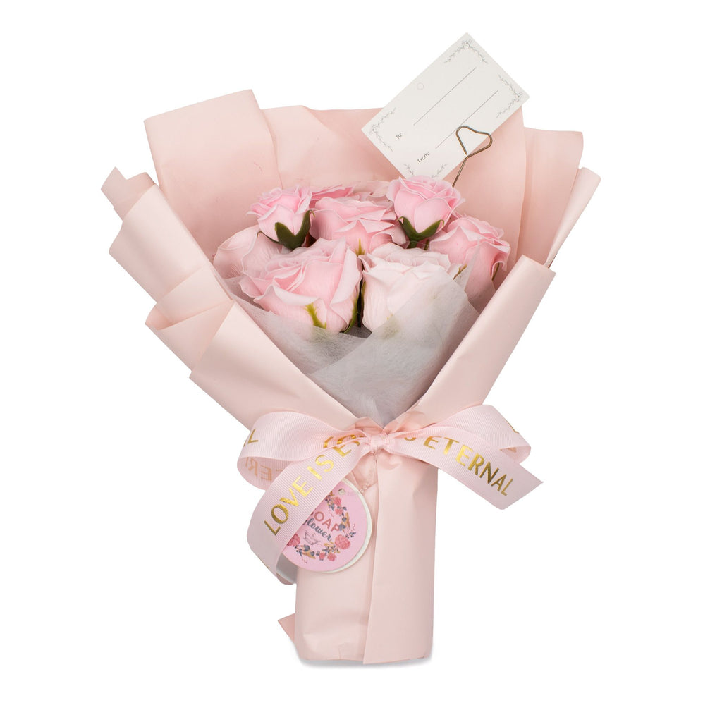 Large Pink Roses Bouquet - Love is Eternal -  Gift Card