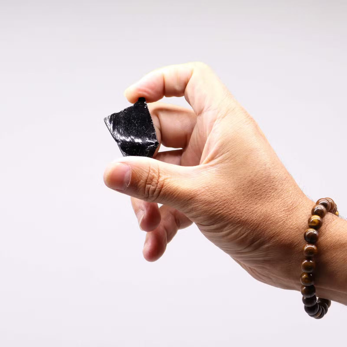 1x Raw Crystals (500gm) - Black Agate