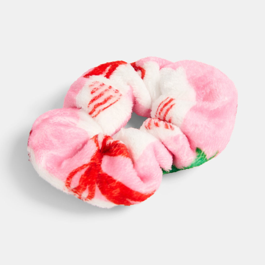 Supersoft Multi Bow Stripe Hot Water Bottle Gift Set - Pink/White ...