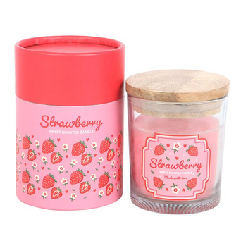 Strawberry Scented Candle
