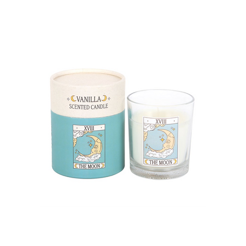 The Moon Vintage Tarot Vanilla Candle