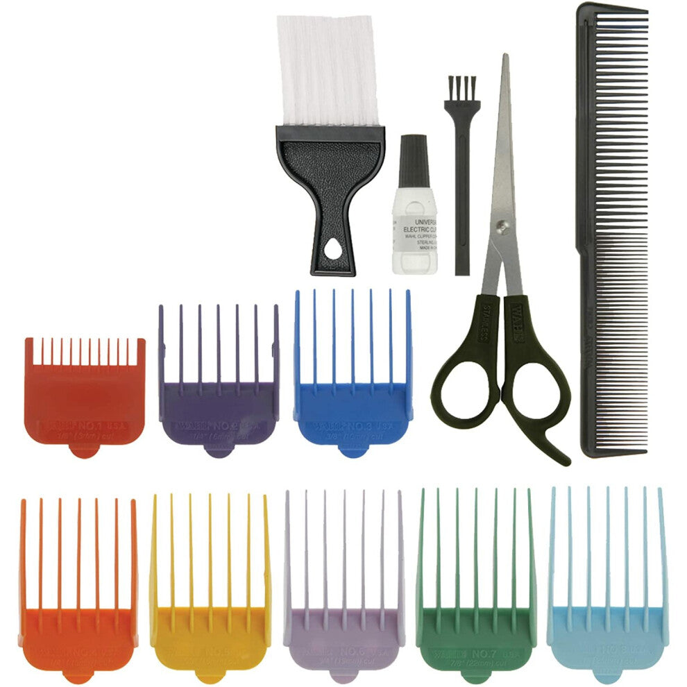 Wahl Hair Clippers for Men, Colour Pro Corded Head Shaver, Blue