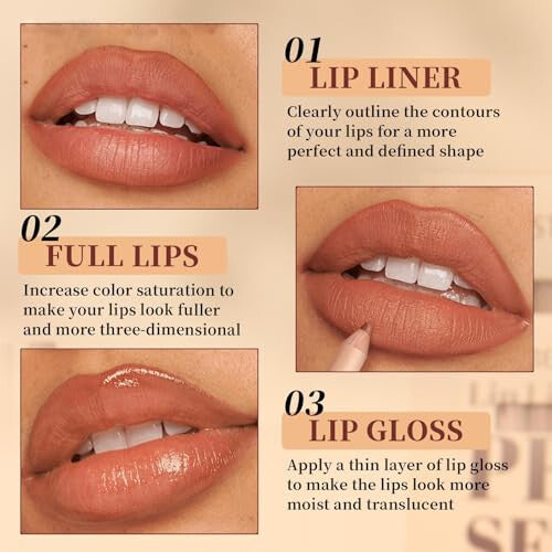 12-Piece Cream Lip Liner Pencil Set – Waterproof, Long-Lasting Matte Lip Liners